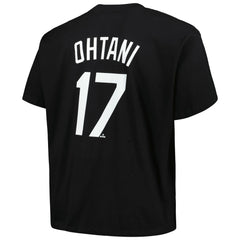 MLB Shohei Ohtani Los Angeles Dodgers Profile Big & Tall Name & Number T-Shirt