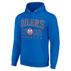 NHL Royal Edmonton Oilers Starter Retro Graphic Pullover Hoodie