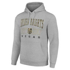 NHL Heather Gray Vegas Golden Knights Starter Graphic Pullover Hoodie
