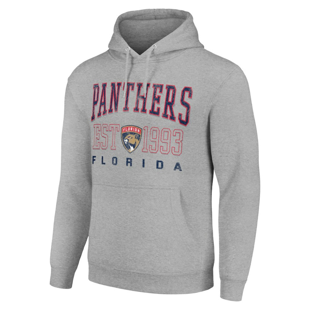 NHL Heather Gray Florida Panthers Starter Graphic Pullover Hoodie