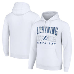 NHL White Tampa Bay Lightning Starter Graphic Pullover Hoodie
