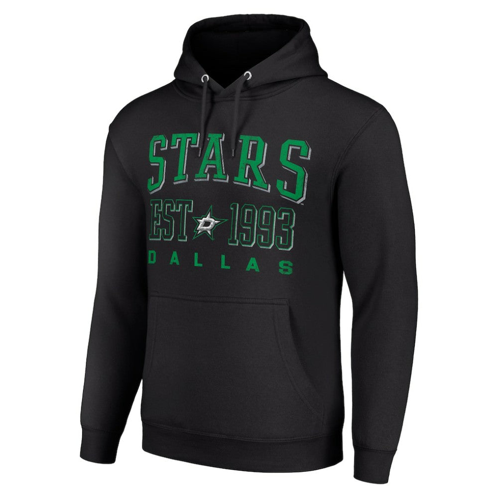NHL Black Dallas Stars Starter Graphic Pullover Hoodie