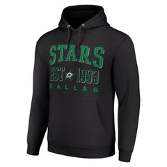 NHL Black Dallas Stars Starter Graphic Pullover Hoodie