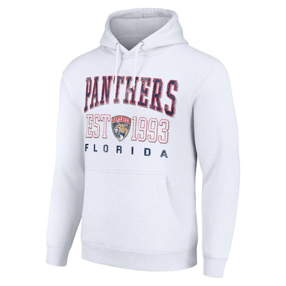 NHL White Florida Panthers Starter Graphic Pullover Hoodie