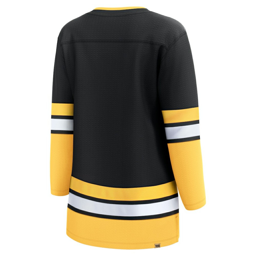NHL Black Boston Bruins Fanatics Women's Alternate 100th Anniversary Breakaway Jersey