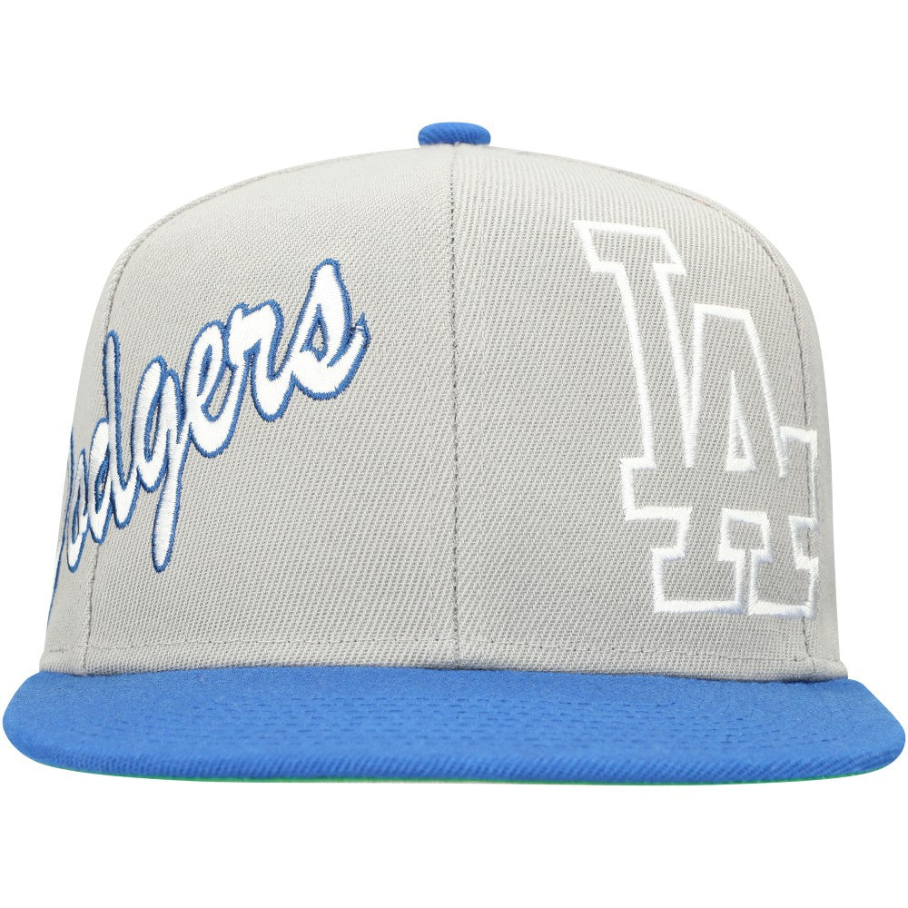 MLB Los Angeles Dodgers Mitchell & Ness Knock Out Panel Snapback Hat