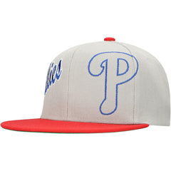 MLB Philadelphia Phillies Mitchell & Ness Knock Out Panel Snapback Hat