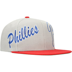 MLB Philadelphia Phillies Mitchell & Ness Knock Out Panel Snapback Hat
