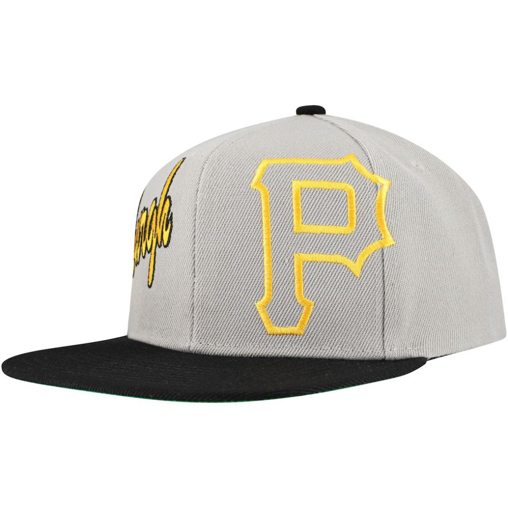 MLB Pittsburgh Pirates Mitchell & Ness Knock Out Panel Snapback Hat