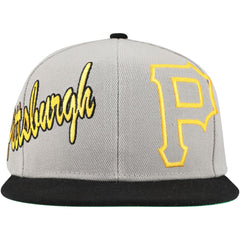 MLB Pittsburgh Pirates Mitchell & Ness Knock Out Panel Snapback Hat