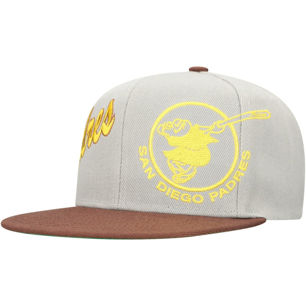 MLB San Diego Padres Mitchell & Ness Knock Out Panel Snapback Hat