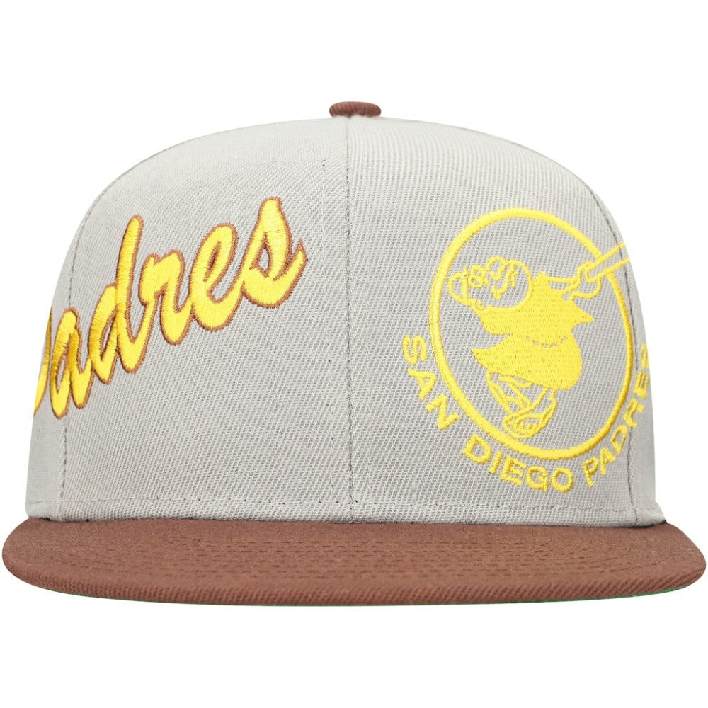 MLB San Diego Padres Mitchell & Ness Knock Out Panel Snapback Hat