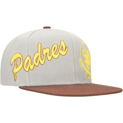 MLB San Diego Padres Mitchell & Ness Knock Out Panel Snapback Hat