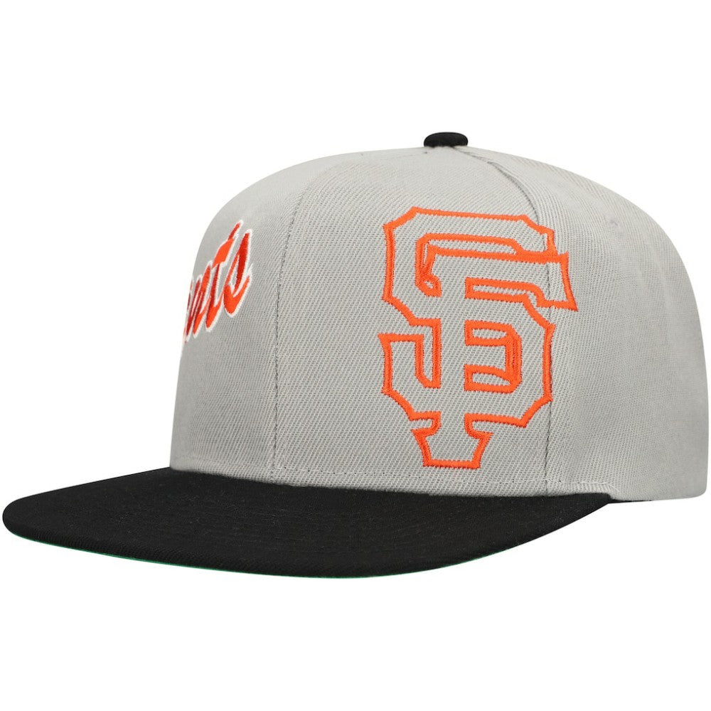 MLB San Francisco Giants Mitchell & Ness Knock Out Panel Snapback Hat