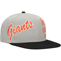MLB San Francisco Giants Mitchell & Ness Knock Out Panel Snapback Hat
