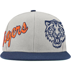 MLB Detroit Tigers Mitchell & Ness Knock Out Panel Snapback Hat