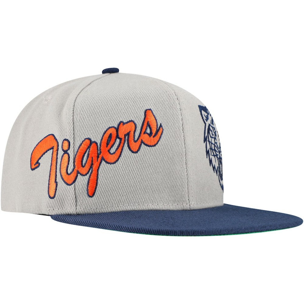 MLB Detroit Tigers Mitchell & Ness Knock Out Panel Snapback Hat