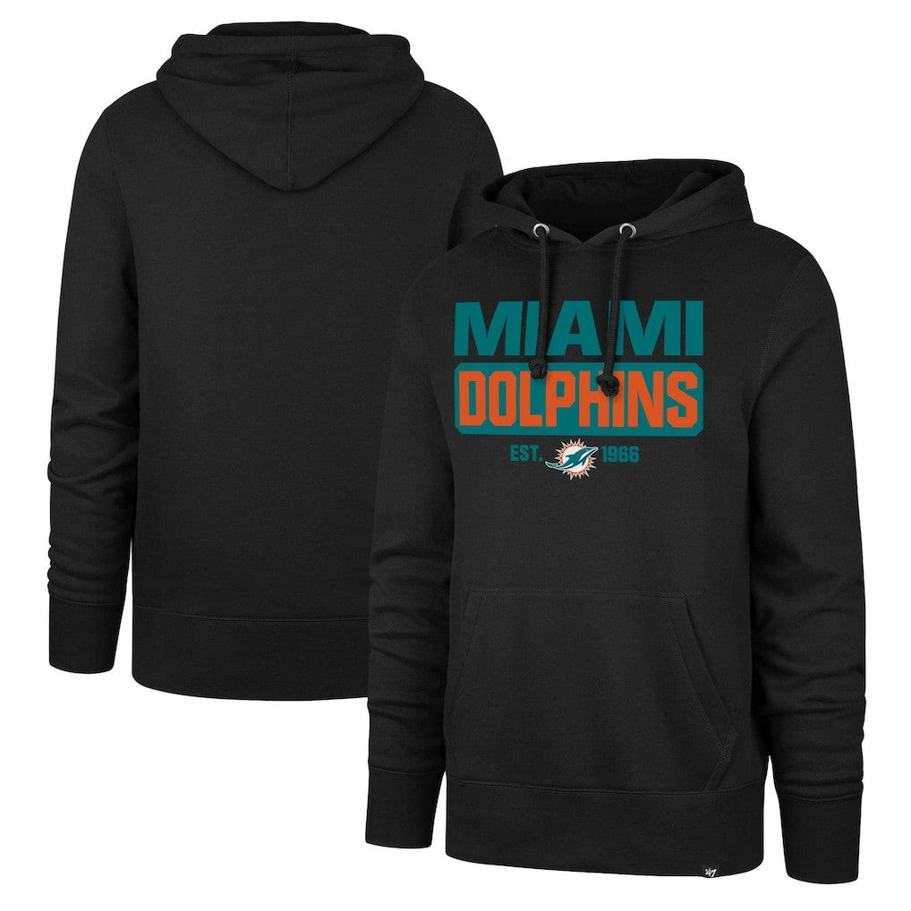 '47 Box Out Headline Pullover Hoodie - Miami Dolphins