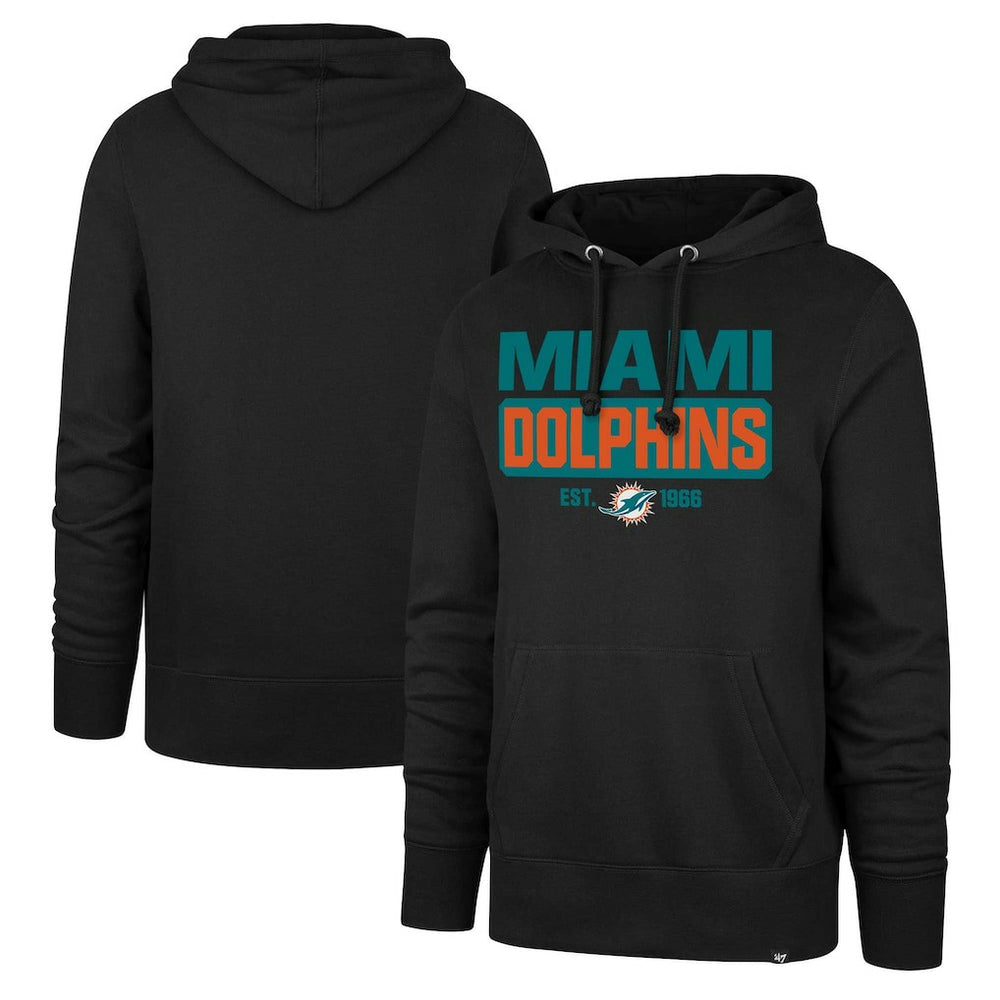 '47 Box Out Headline Pullover Hoodie - Miami Dolphins