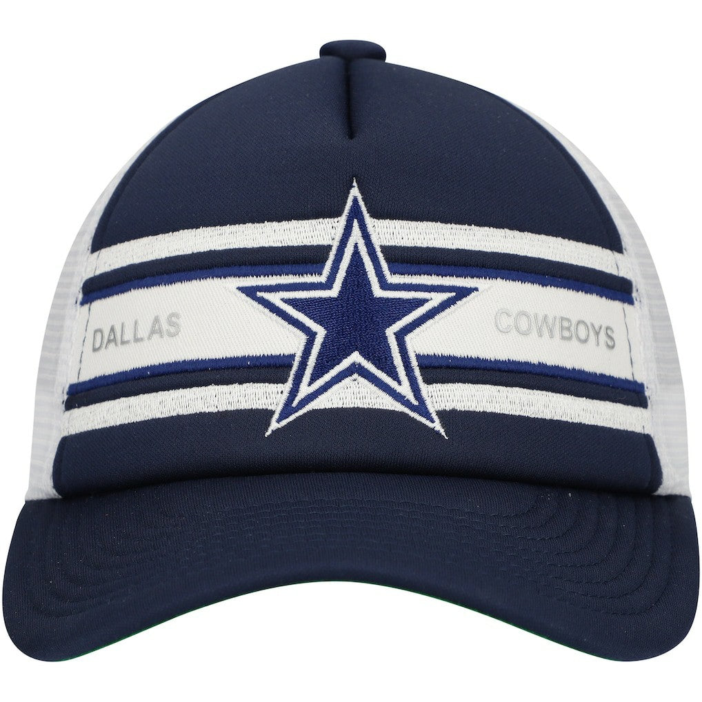 Youth Stripe Trucker Adjustable Hat - Dallas Cowboys