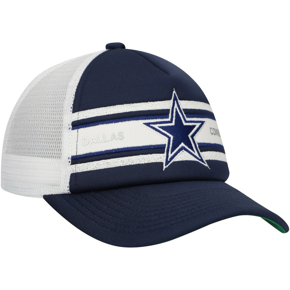 Youth Stripe Trucker Adjustable Hat - Dallas Cowboys