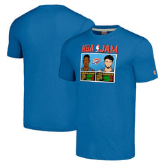 NBA Shai Gilgeous-Alexander & Chet Holmgren Oklahoma City Thunder Homage Unisex NBA Jam Tri-Blend T-Shirt