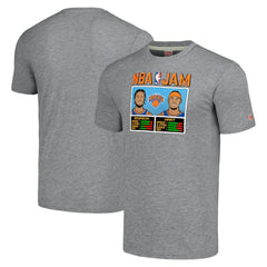 NBA Jalen Brunson & Josh Hart New York Knicks Homage Unisex NBA Jam Tri-Blend T-Shirt