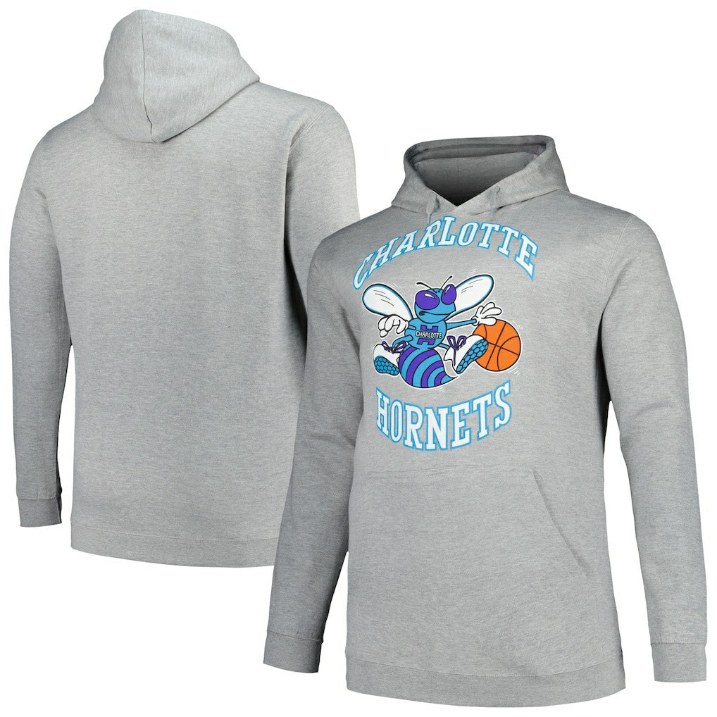 NBA Charlotte Hornets Hardwood Classics Big & Tall Pullover Hoodie