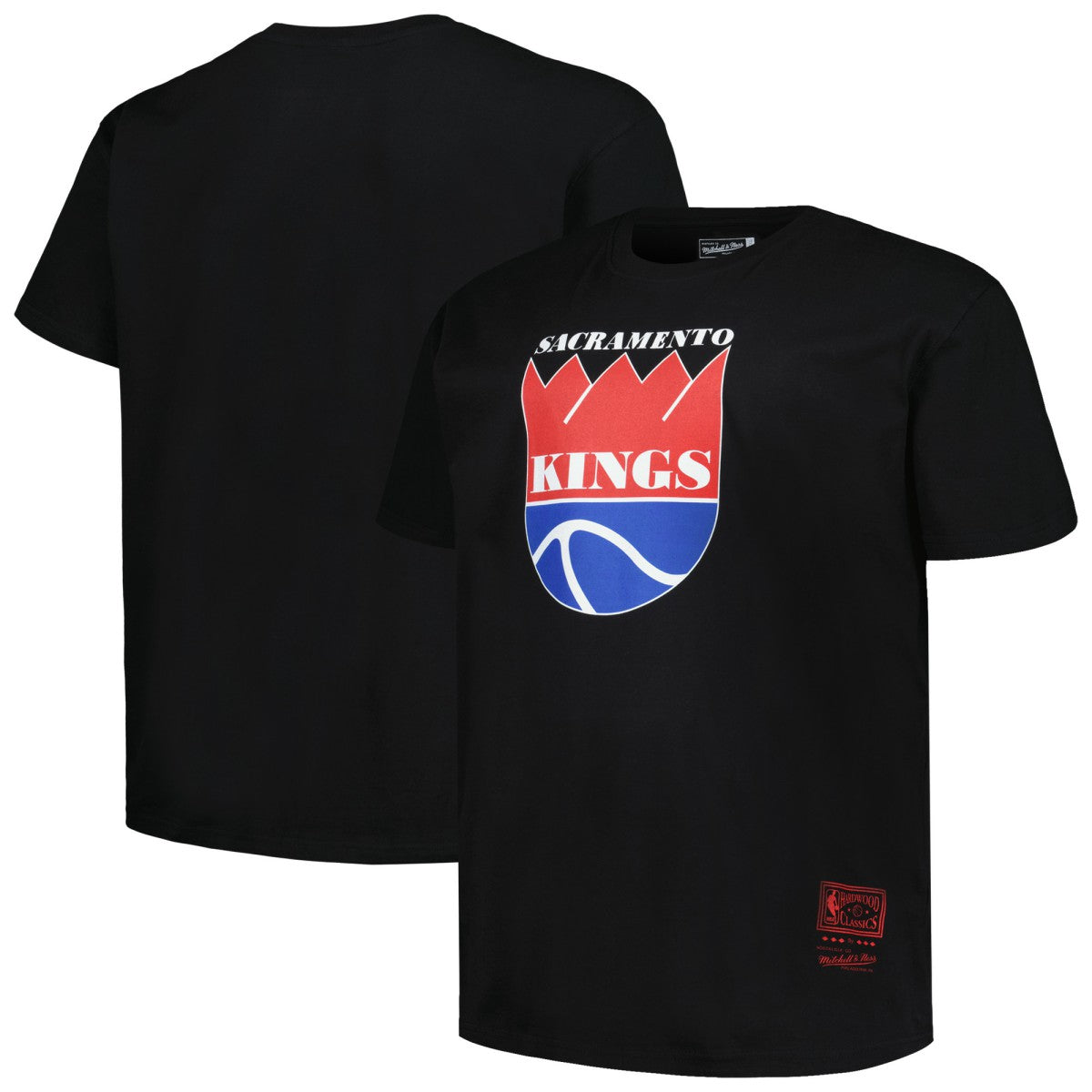 NBA Sacramento Kings Big & Tall Hardwood Classics Vintage Logo T-Shirt