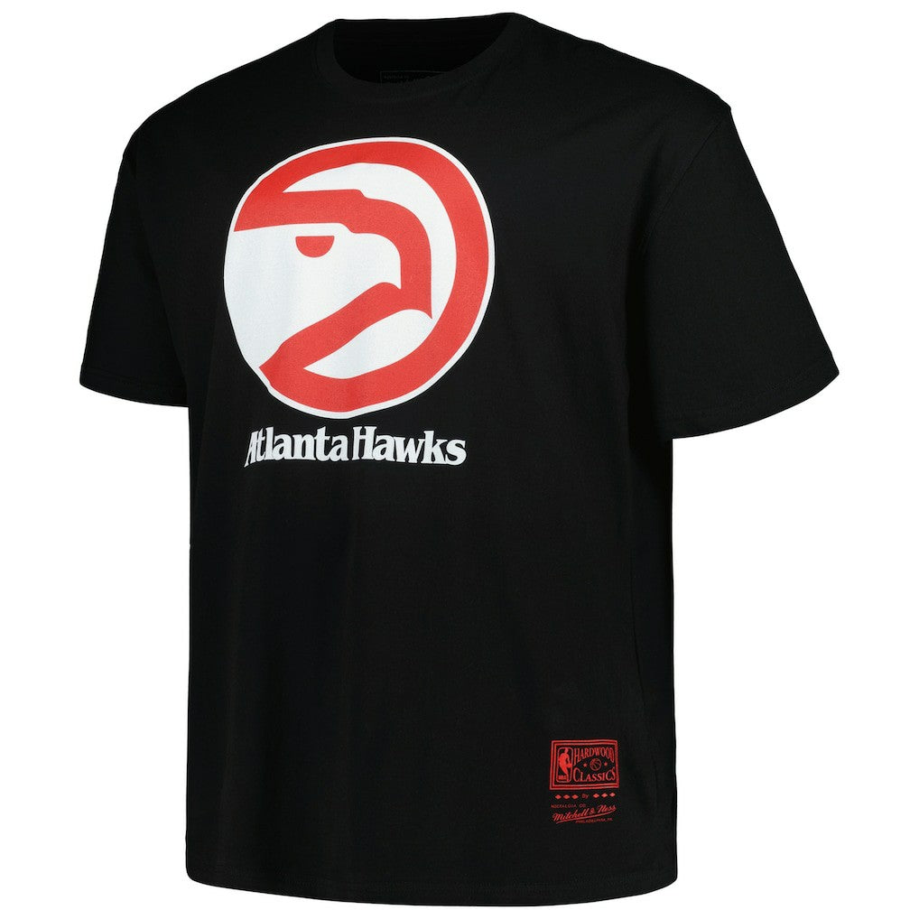 NBA Atlanta Hawks Big & Tall Hardwood Classics Vintage Logo T-Shirt