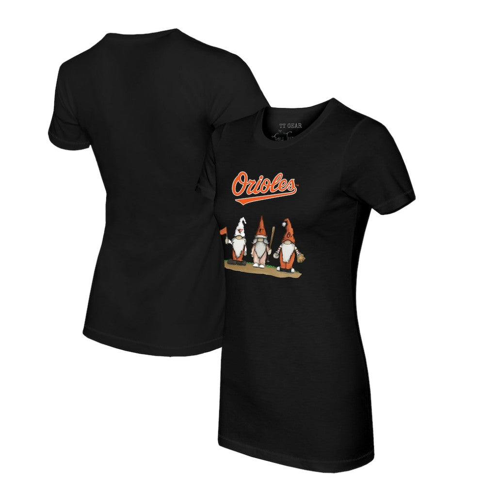 MLB Baltimore Orioles Tiny Turnip Women's Gnomes T-Shirt