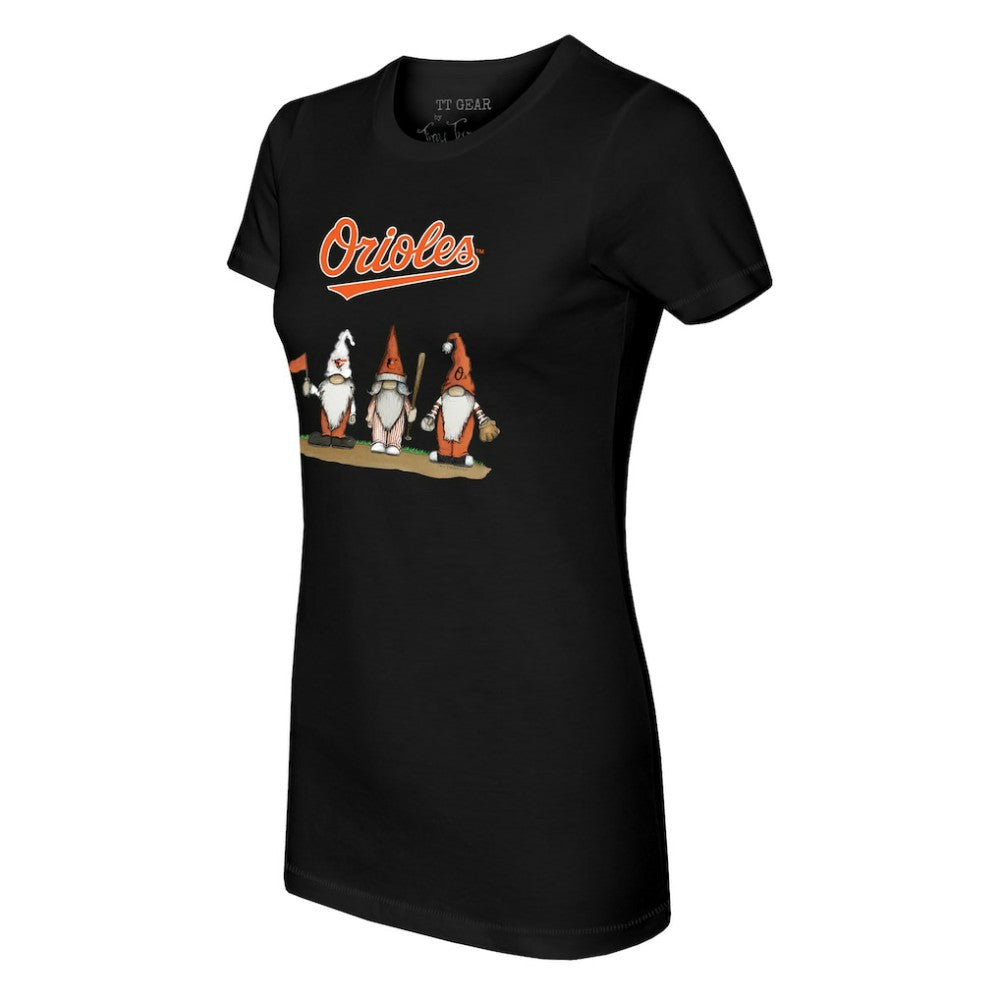 MLB Baltimore Orioles Tiny Turnip Women's Gnomes T-Shirt