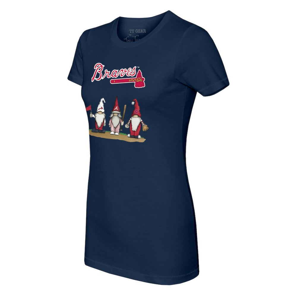MLB Atlanta Braves Tiny Turnip Women's Gnomes T-Shirt