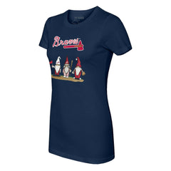MLB Atlanta Braves Tiny Turnip Women's Gnomes T-Shirt