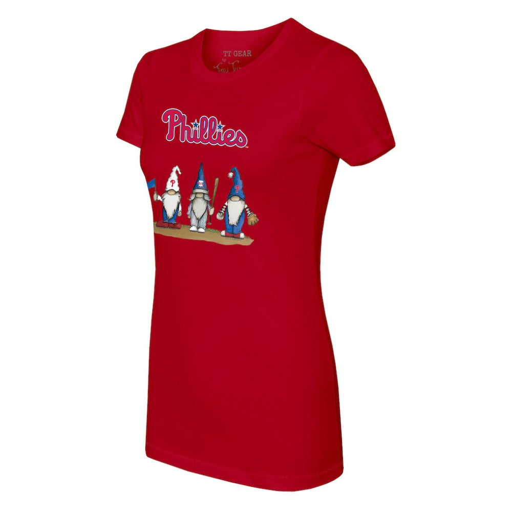 MLB Philadelphia Phillies Tiny Turnip Women's Gnomes T-Shirt