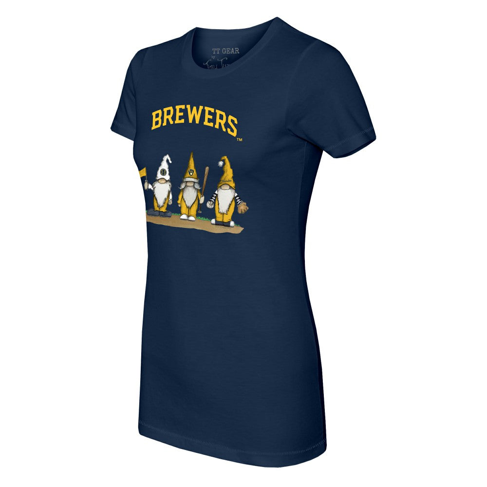 MLB Milwaukee Brewers Tiny Turnip Women's Gnomes T-Shirt
