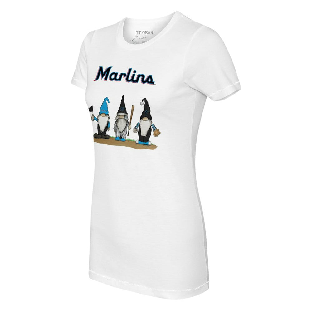 MLB Miami Marlins Tiny Turnip Women's Gnomes T-Shirt