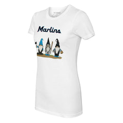 MLB Miami Marlins Tiny Turnip Women's Gnomes T-Shirt