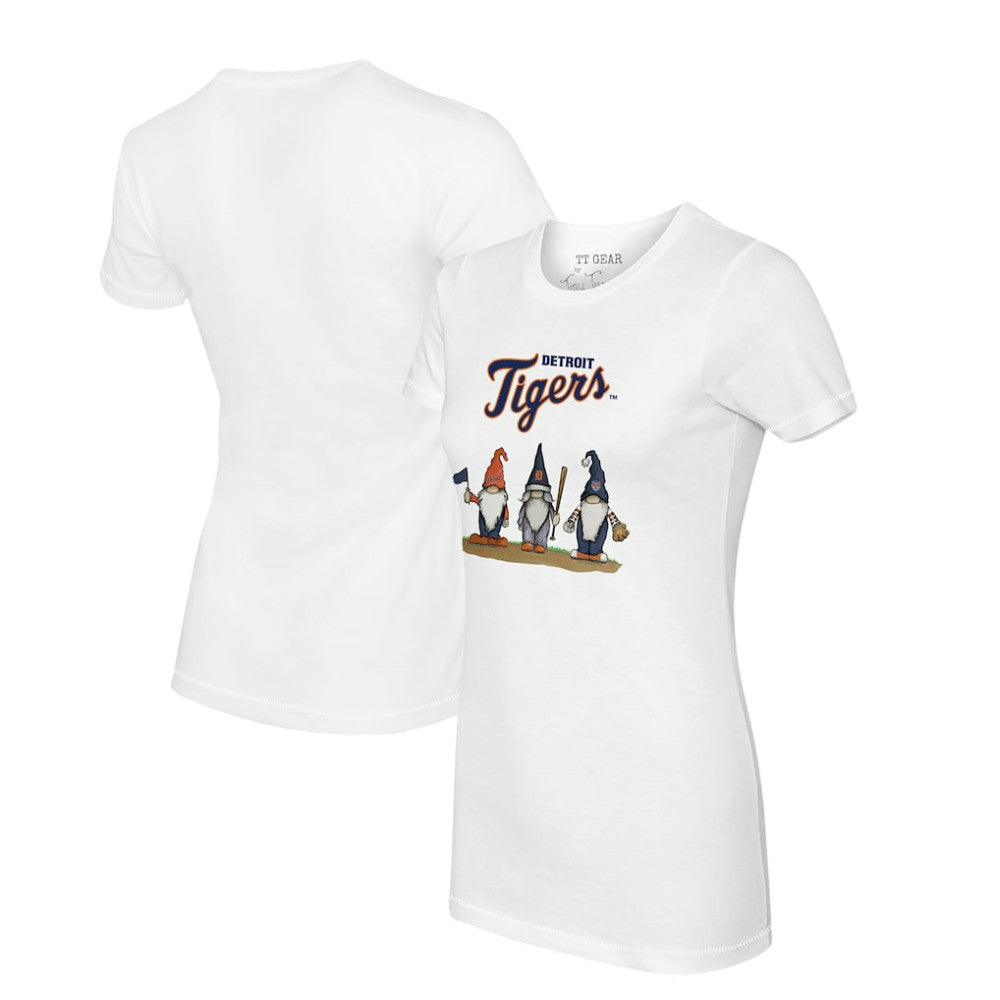 MLB Detroit Tigers Tiny Turnip Women's Gnomes T-Shirt