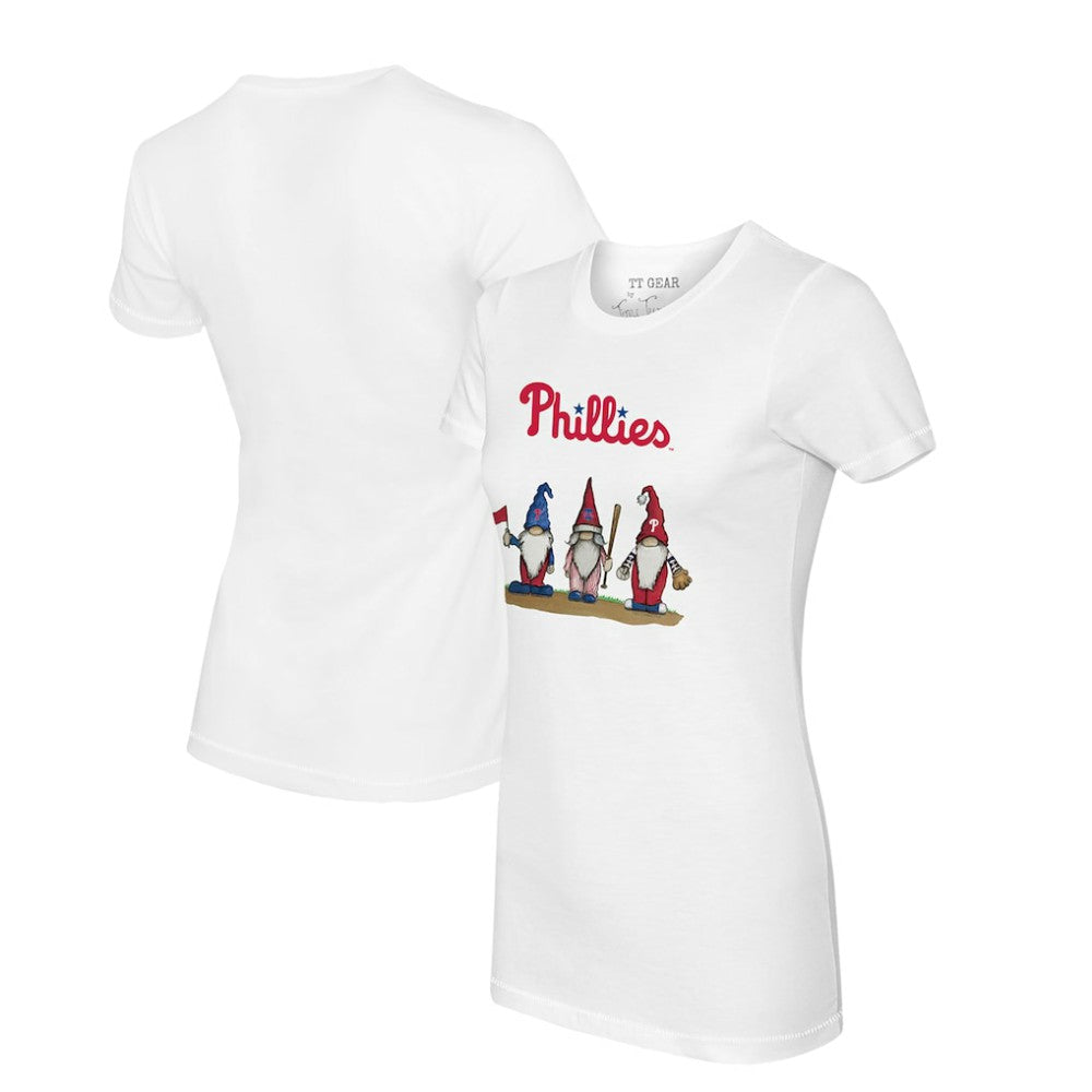 MLB Philadelphia Phillies Tiny Turnip Women's Gnomes T-Shirt