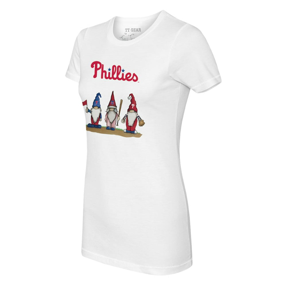 MLB Philadelphia Phillies Tiny Turnip Women's Gnomes T-Shirt