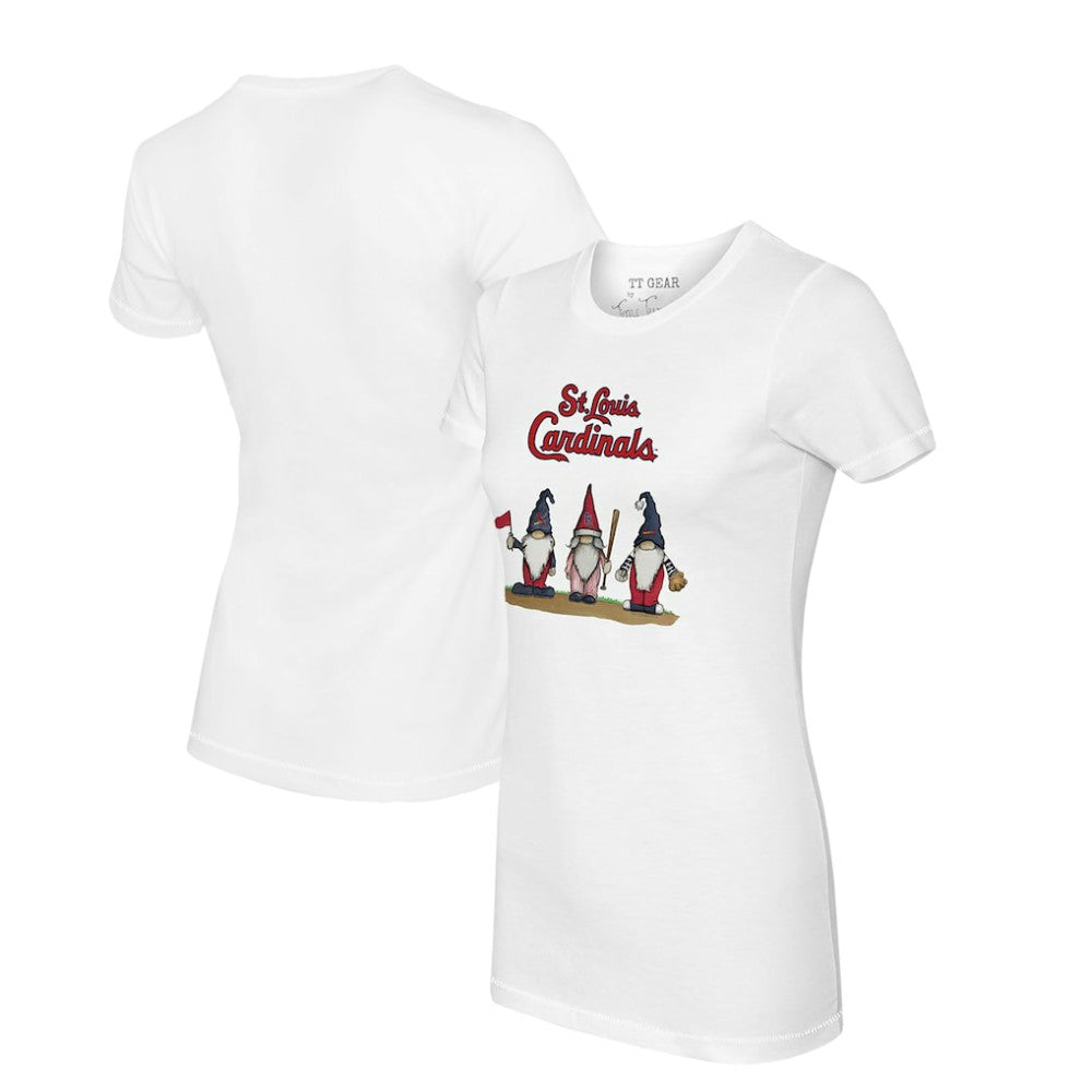 MLB St. Louis Cardinals Tiny Turnip Women's Gnomes T-Shirt