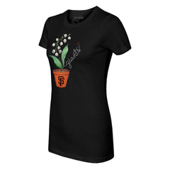 MLB San Francisco Giants Tiny Turnip Women's Lilies & Ladybugs T-Shirt