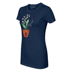 MLB Detroit Tigers Tiny Turnip Women's Lilies & Ladybugs T-Shirt
