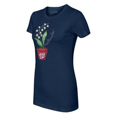MLB Washington Nationals Tiny Turnip Women's Lilies & Ladybugs T-Shirt