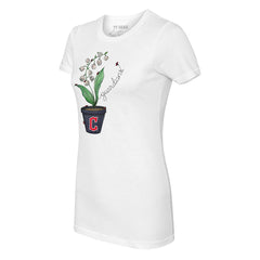 MLB Cleveland Guardians Tiny Turnip Women's Lilies & Ladybugs T-Shirt