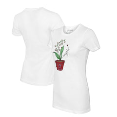 MLB Los Angeles Angels Tiny Turnip Women's Lilies & Ladybugs T-Shirt