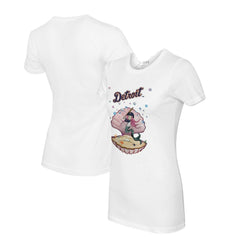 MLB Detroit Tigers Tiny Turnip Women's Mermaid T-Shirt
