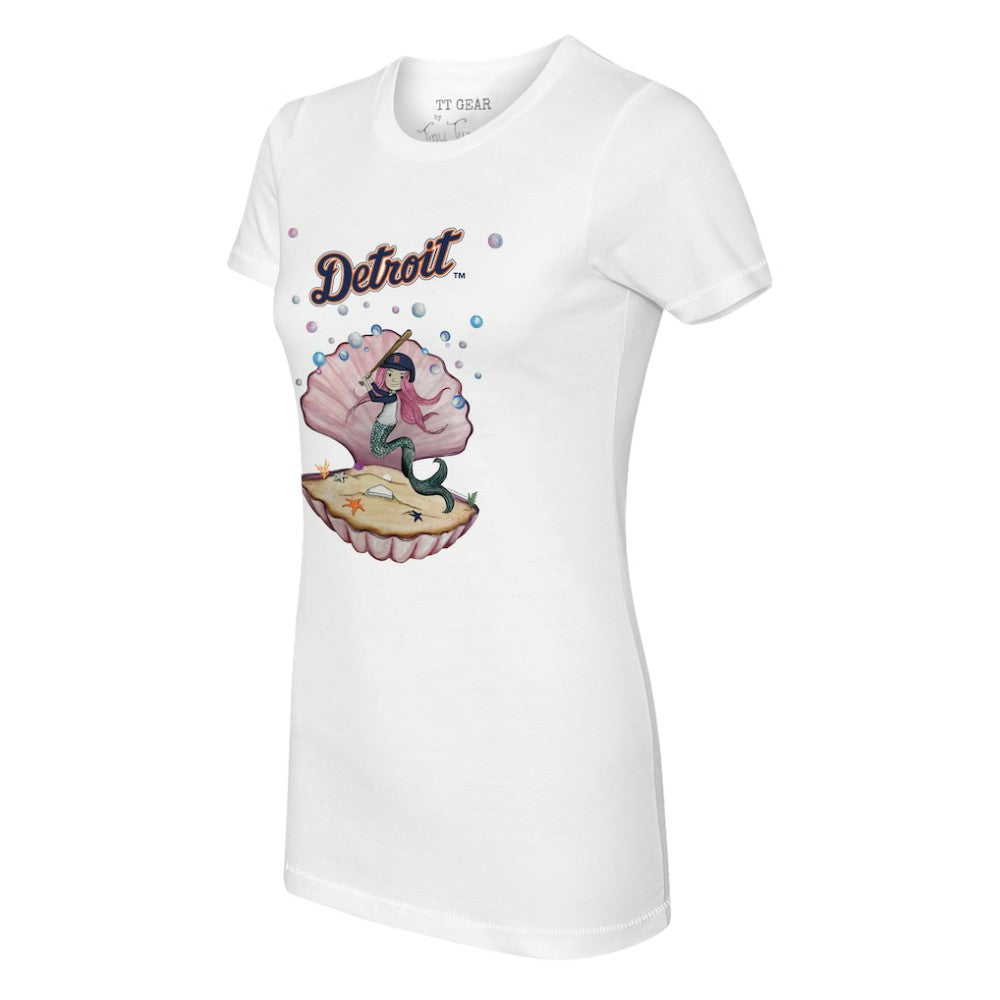 MLB Detroit Tigers Tiny Turnip Women's Mermaid T-Shirt