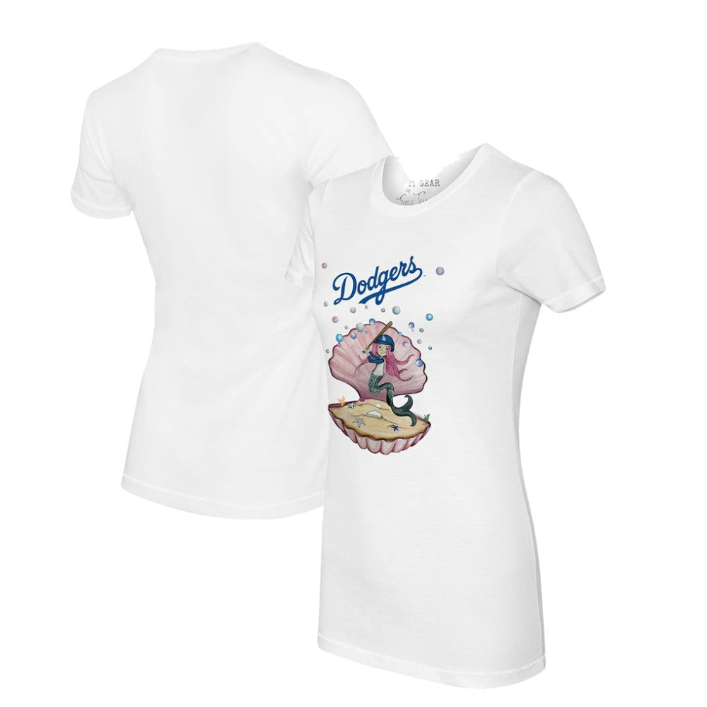 MLB Los Angeles Dodgers Tiny Turnip Women's Mermaid T-Shirt